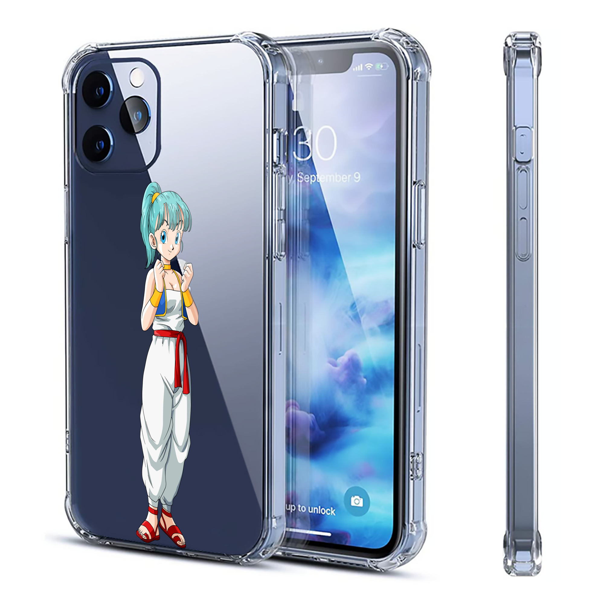 （画像用） ドラゴンボール DRAGON BALL 【iPhone 12シリーズ対応】透明スマホケース（クリアソフトケース）